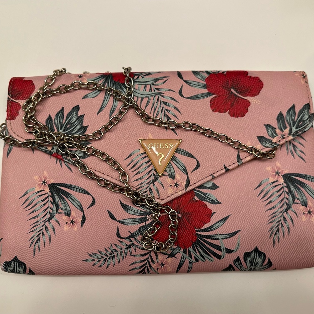 Floral Guess crossbody bag